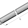 Изоляция (броня) для тосольного шланга d=30mm L=2000mm